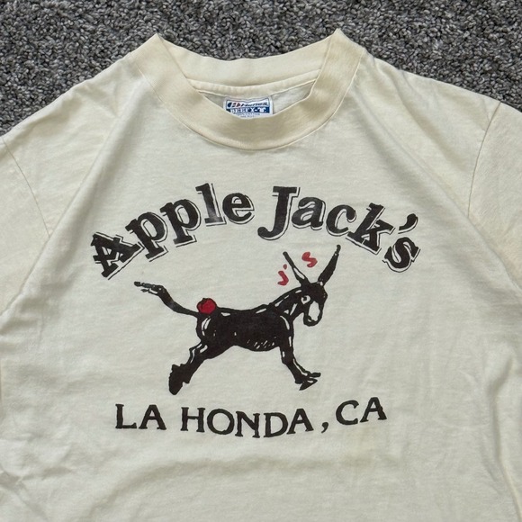 Hanes Beefy-T Other - Vintage 1984 Apple Jacks California Hanes Beefy Tee Single Stitch Mens M